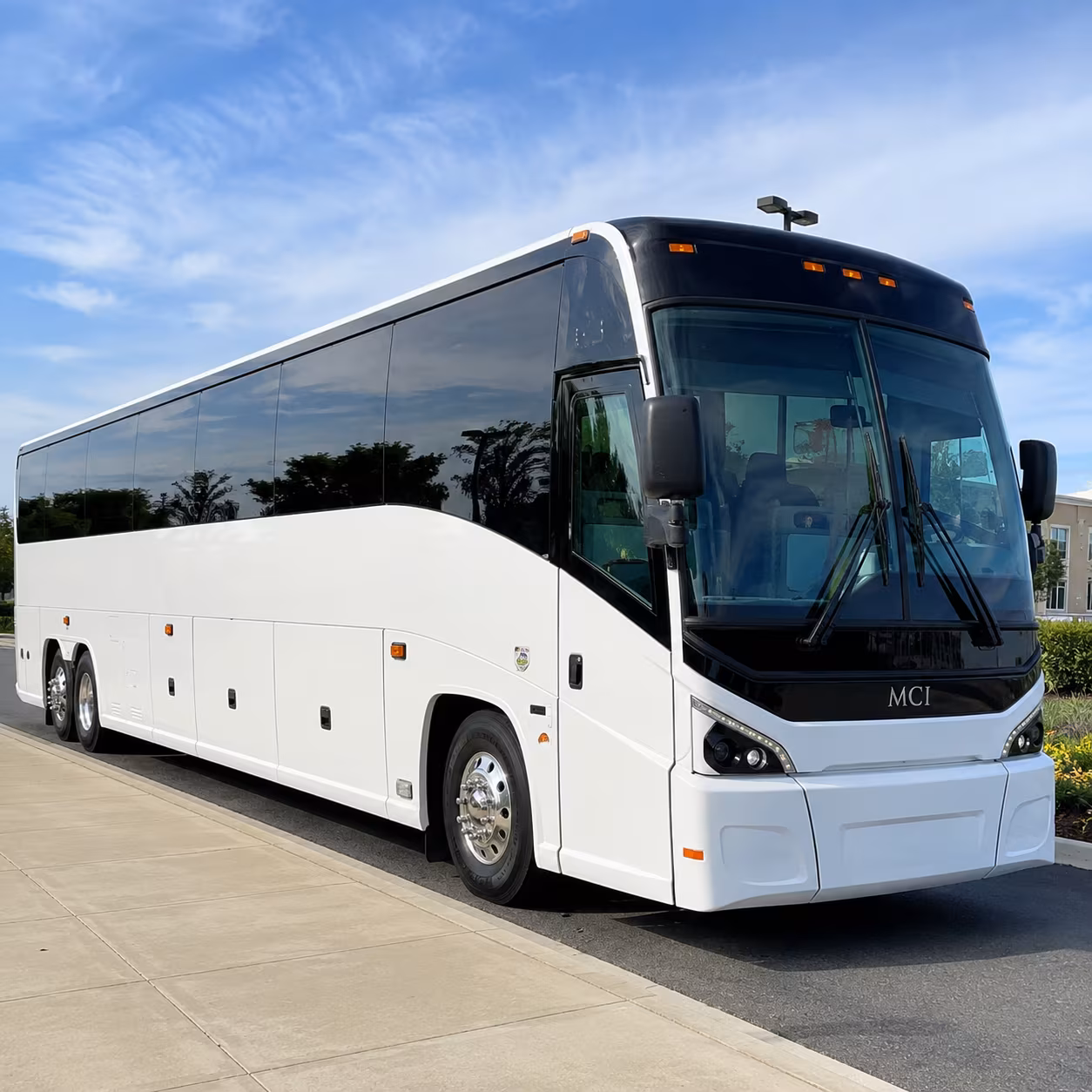 leander charter bus rental exterior