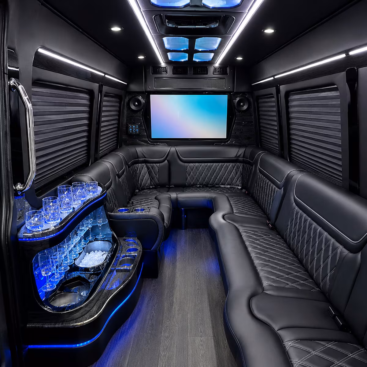 leander party bus rental interior